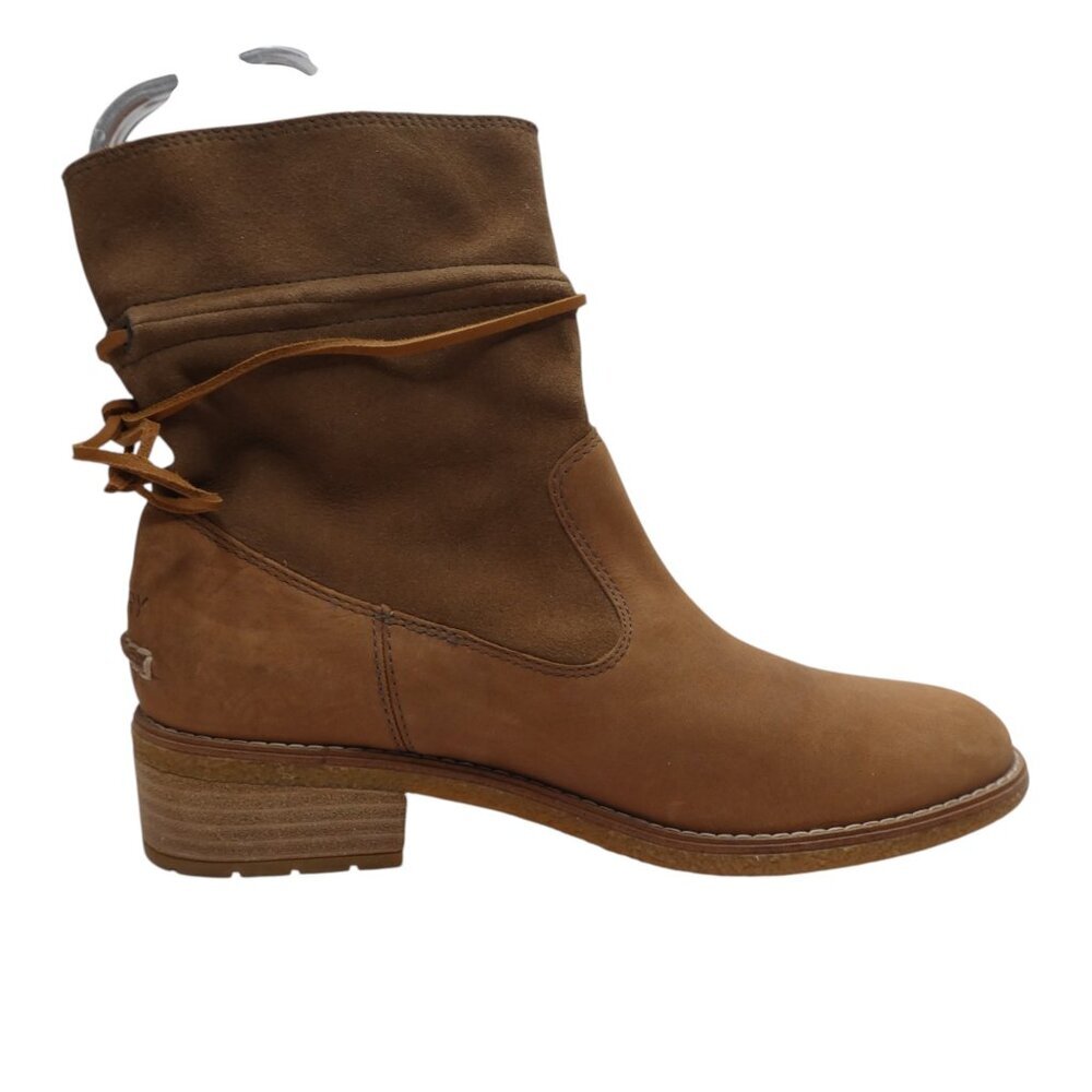 Sperry Maya Ronan Brown Leather Boho‎ Ankle Boots Womens 8.5 View 5